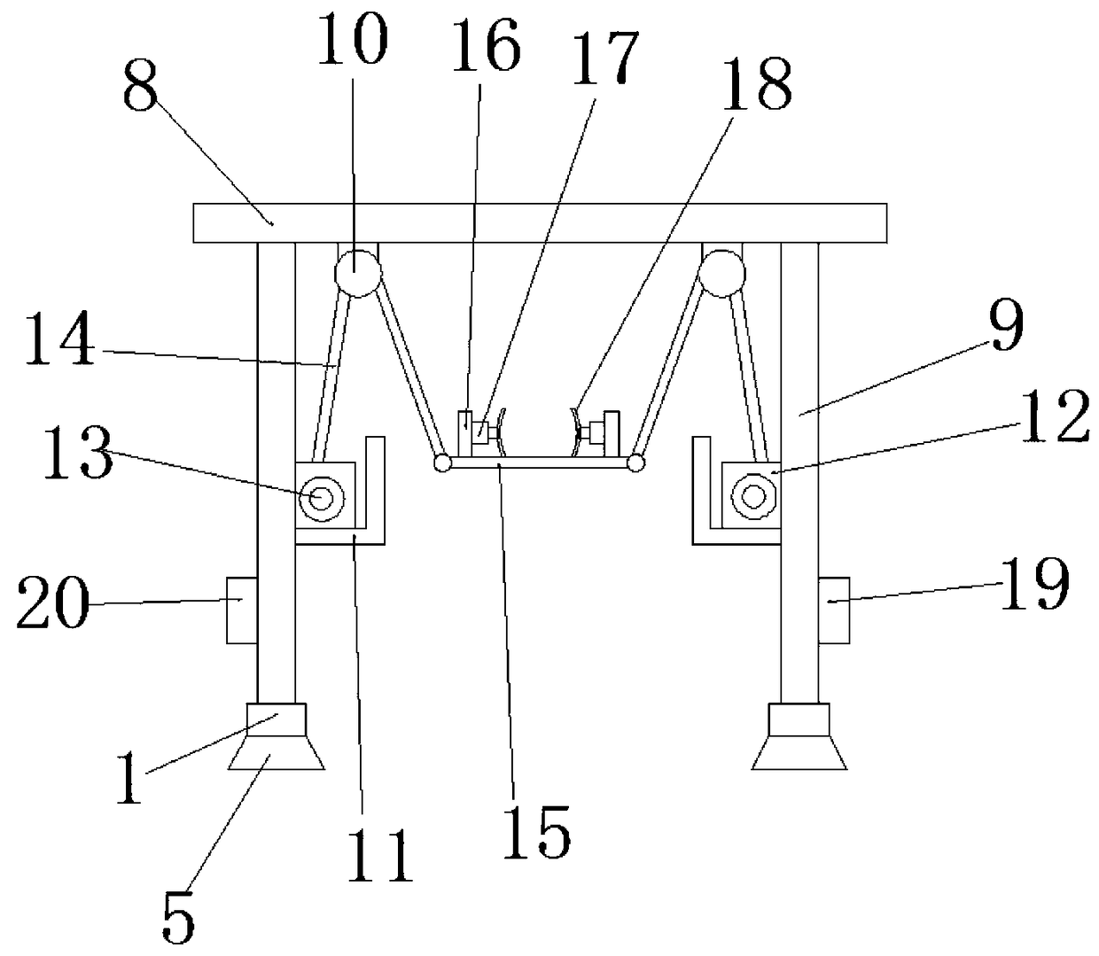 Feeding device for processing bamboo and wood products