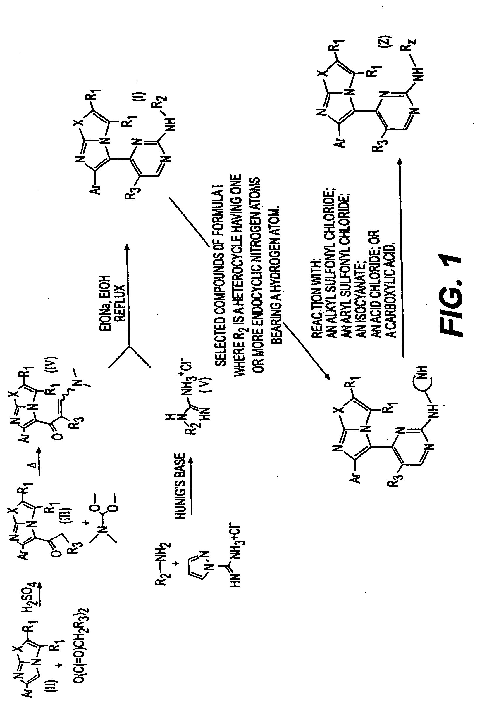 Synthesis of imidazooxazole and imidazothiazole inhibitors of p38 map kinase