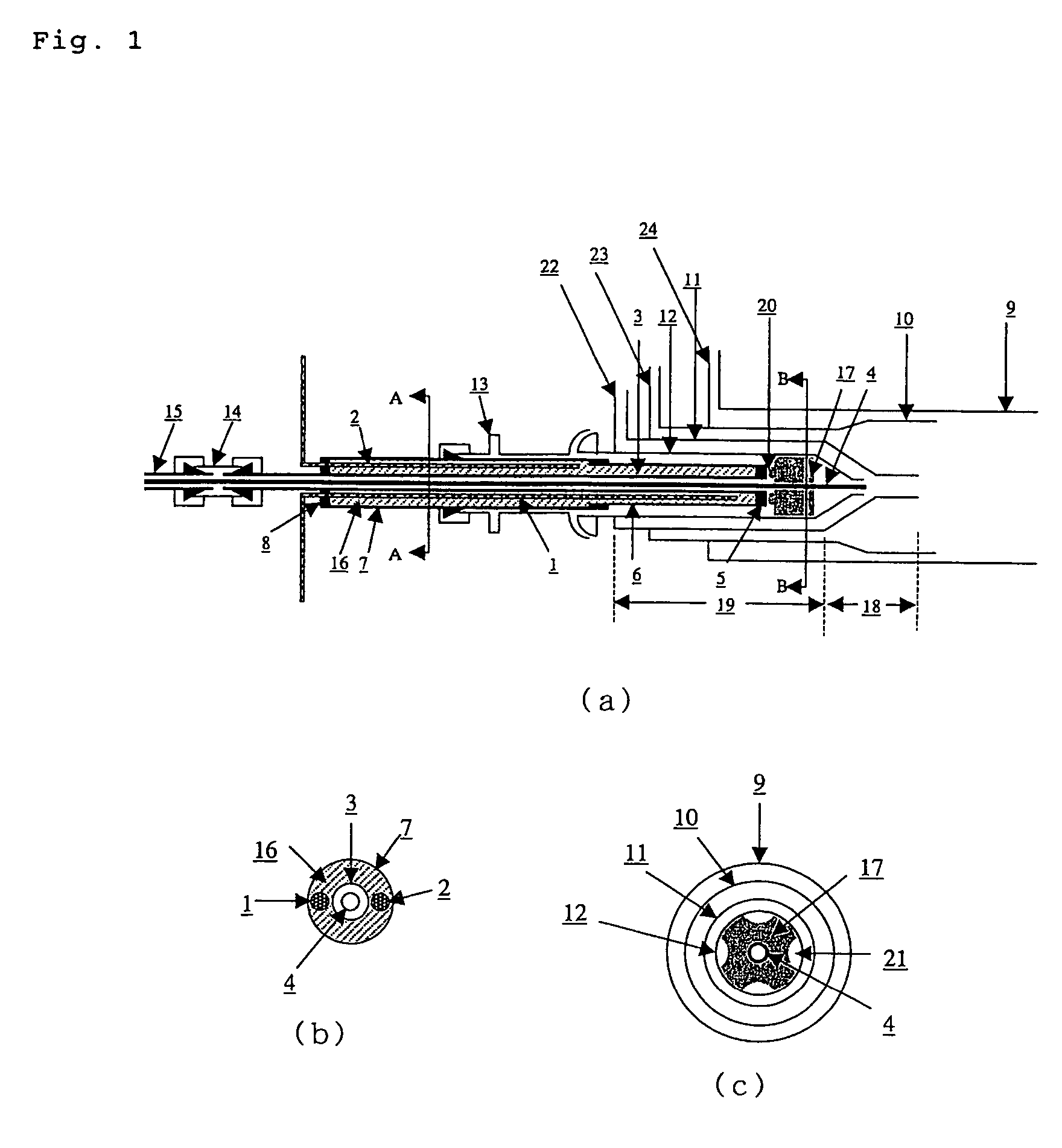 Inductively-coupled plasma torch for simultaneous introduction of gaseous and liquid samples