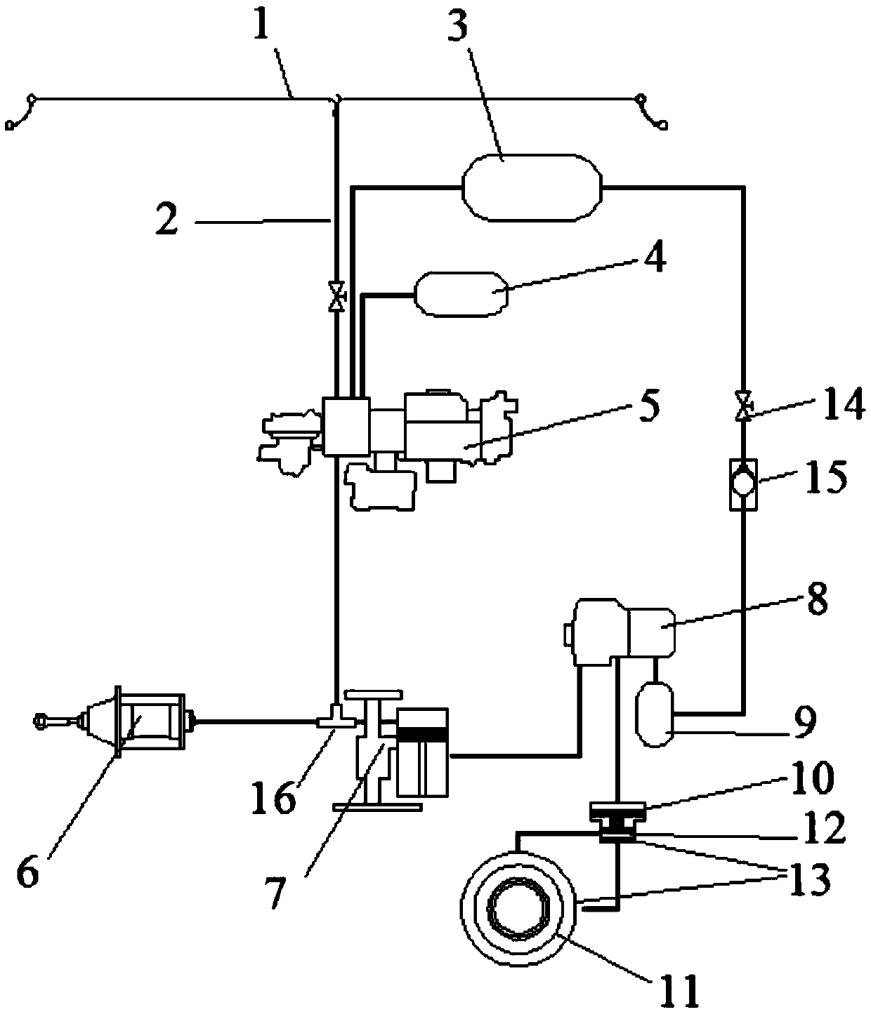 Braking system for freight train