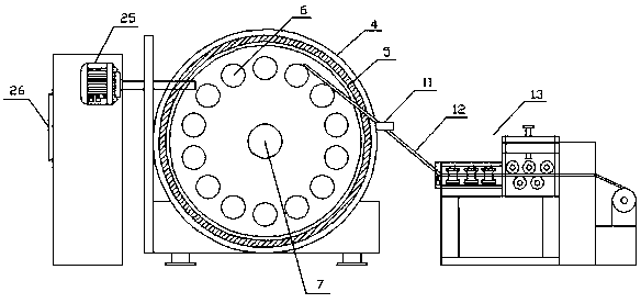 Automatic welding device for special reinforcement cage seam welder