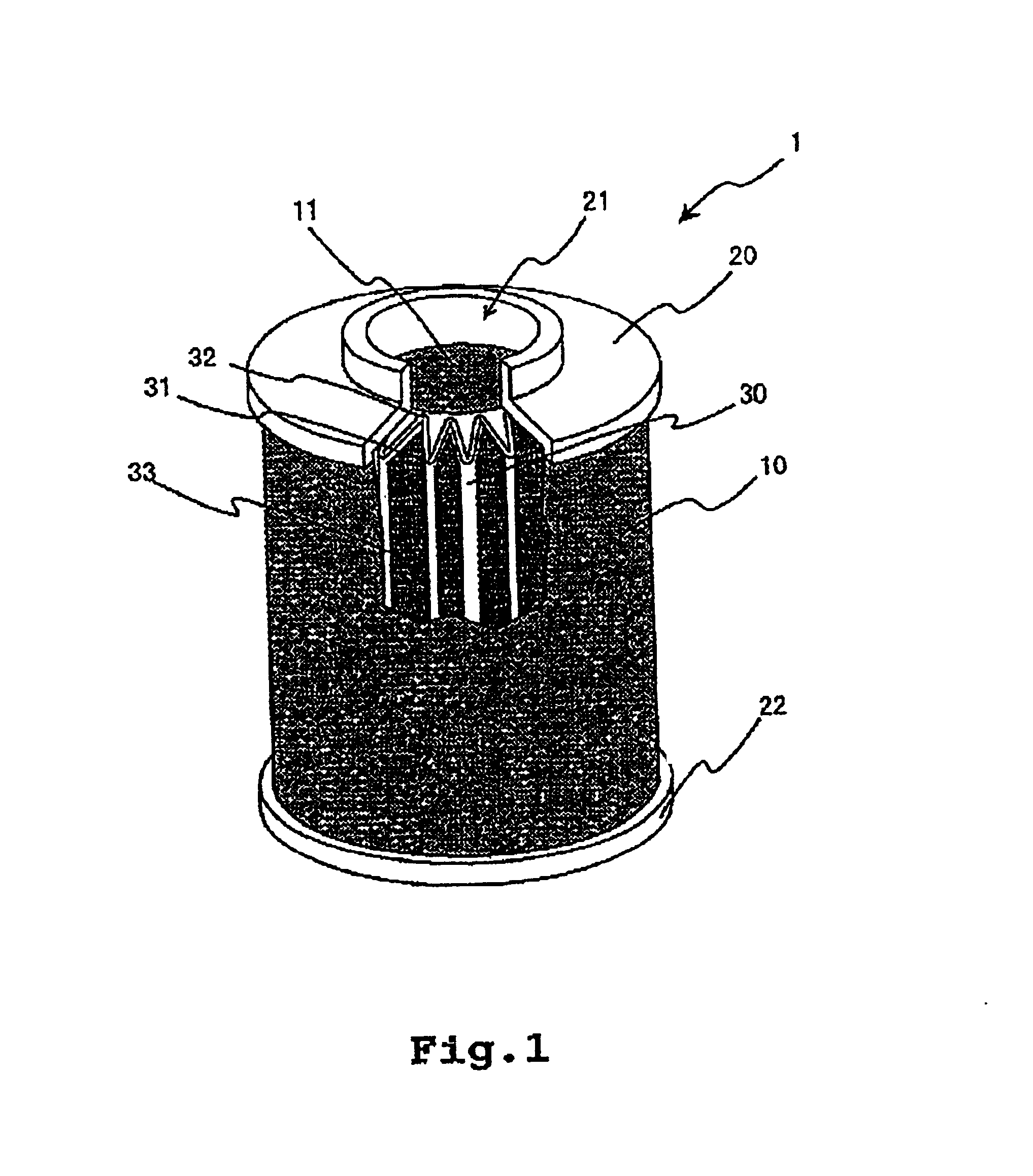 Washable air filter for internal combustion engine