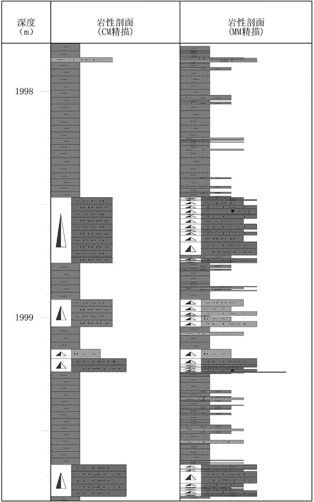 Method for accurately describing lithological characters of unconventional tight oil gas core in detail