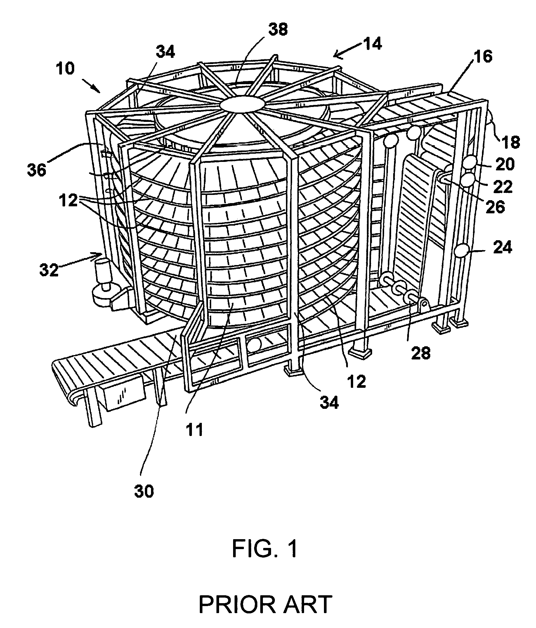 Modular plastic conveyor belt for spiral conversion