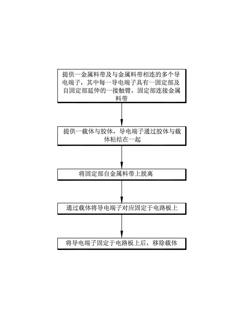 Method for embedding multiple conductive terminals in circuit board, and conductive terminal