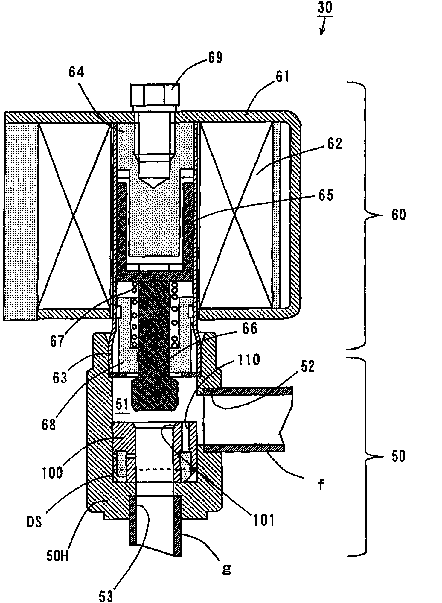 Valve device and air regulator equipped with the same