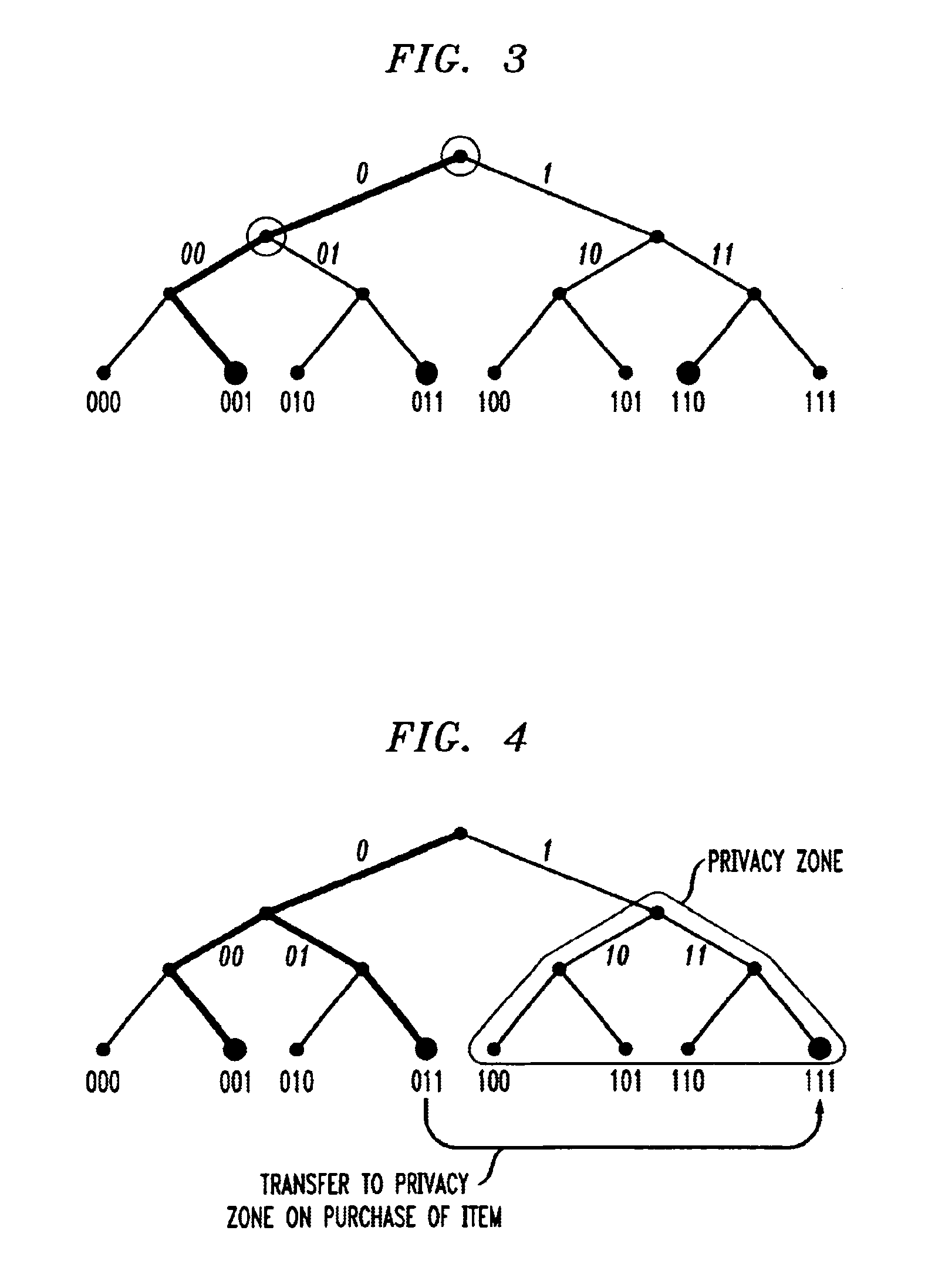 Method and apparatus for selective blocking of radio frequency identification devices