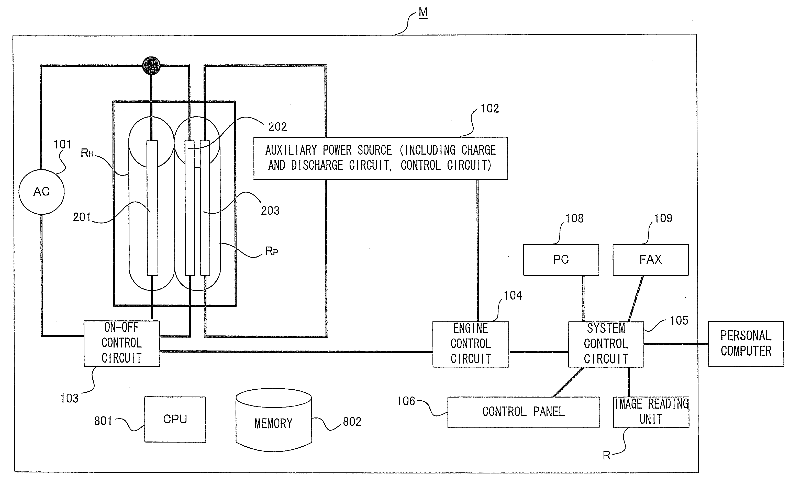 Fixing device, heating control method