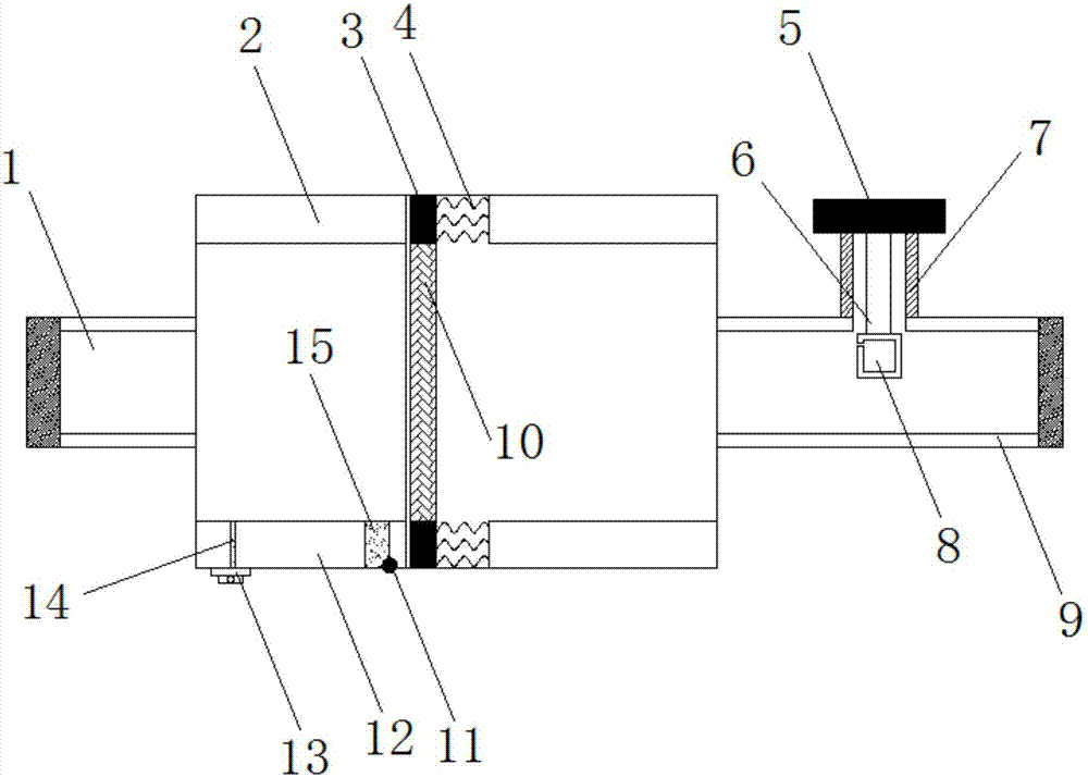 Novel lubricating oil filtering device