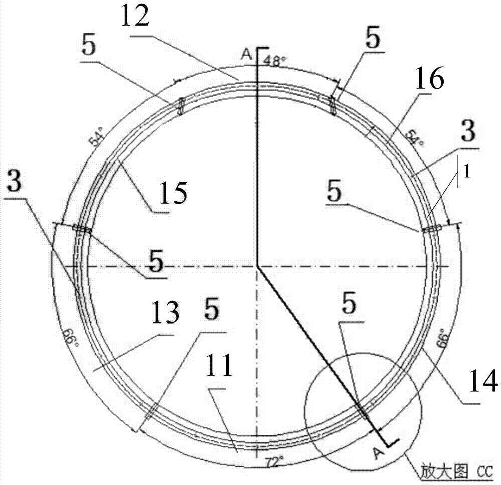 A sealing tool and assembly method for grouting repair of deep-buried tunnels