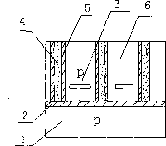 Dielectrically isolated integrated circuit extending wafer and preparation method thereof