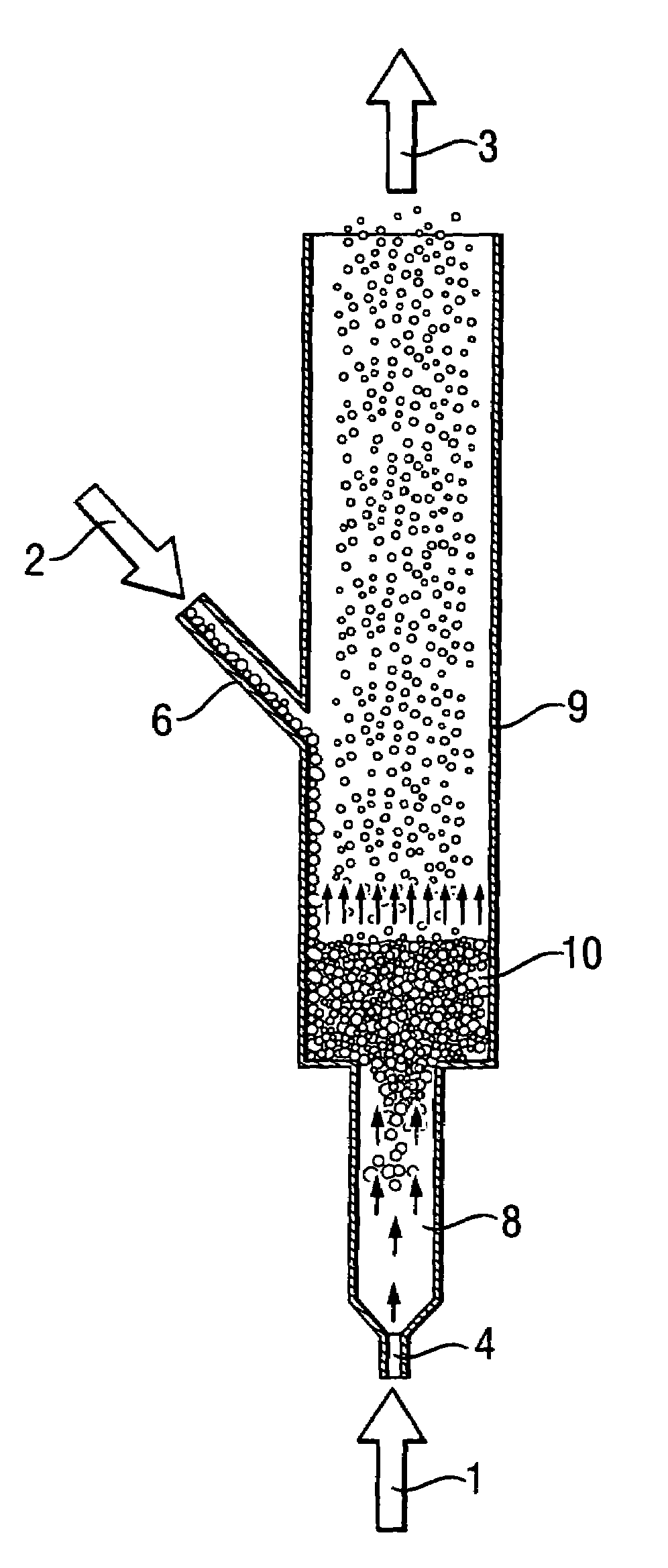 Process and apparatus for comminuting silicon