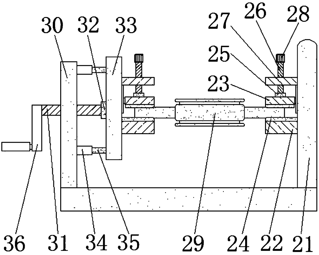 Production and maintenance device for automobile generator