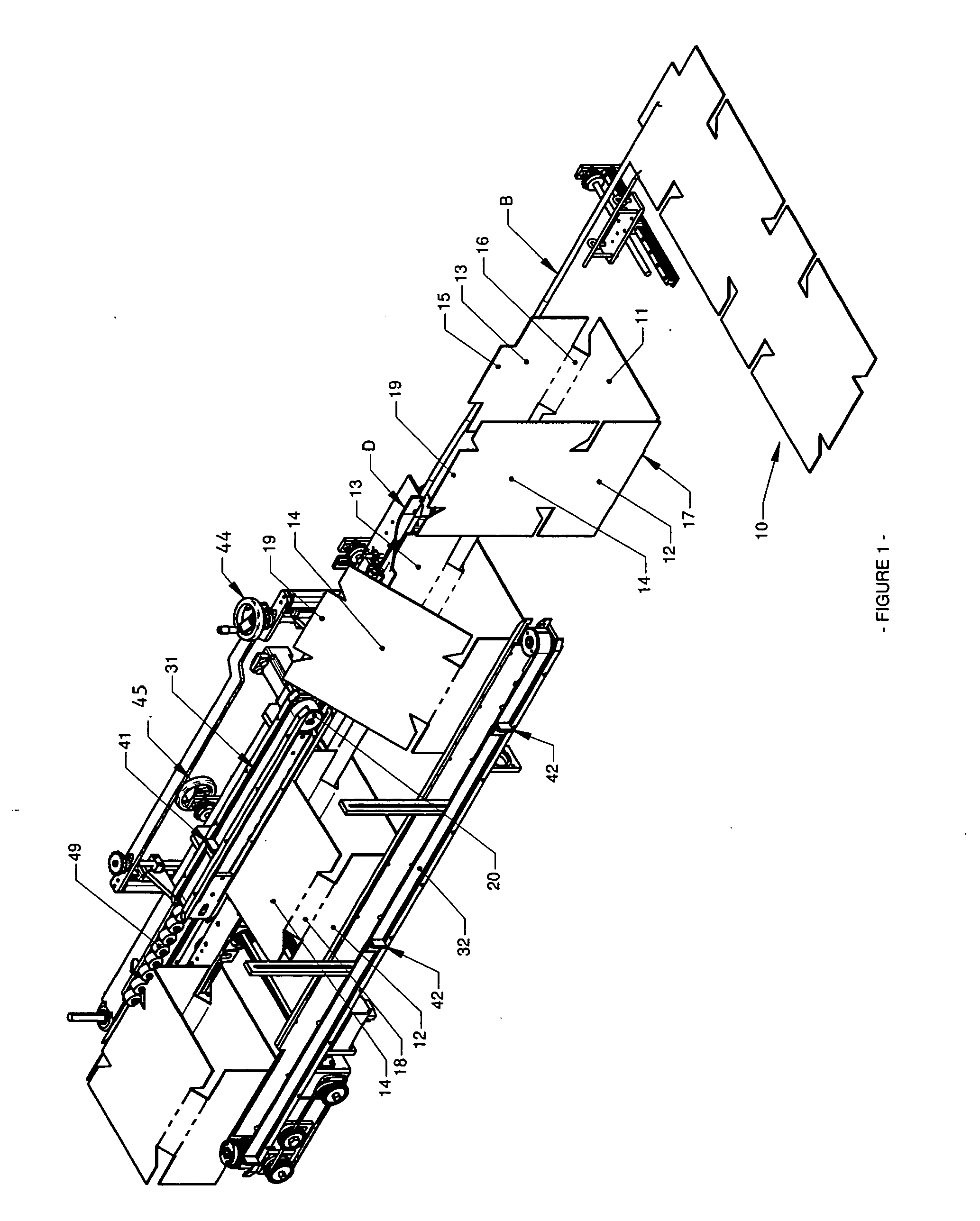 Method and apparatus for forming multi-sided containers