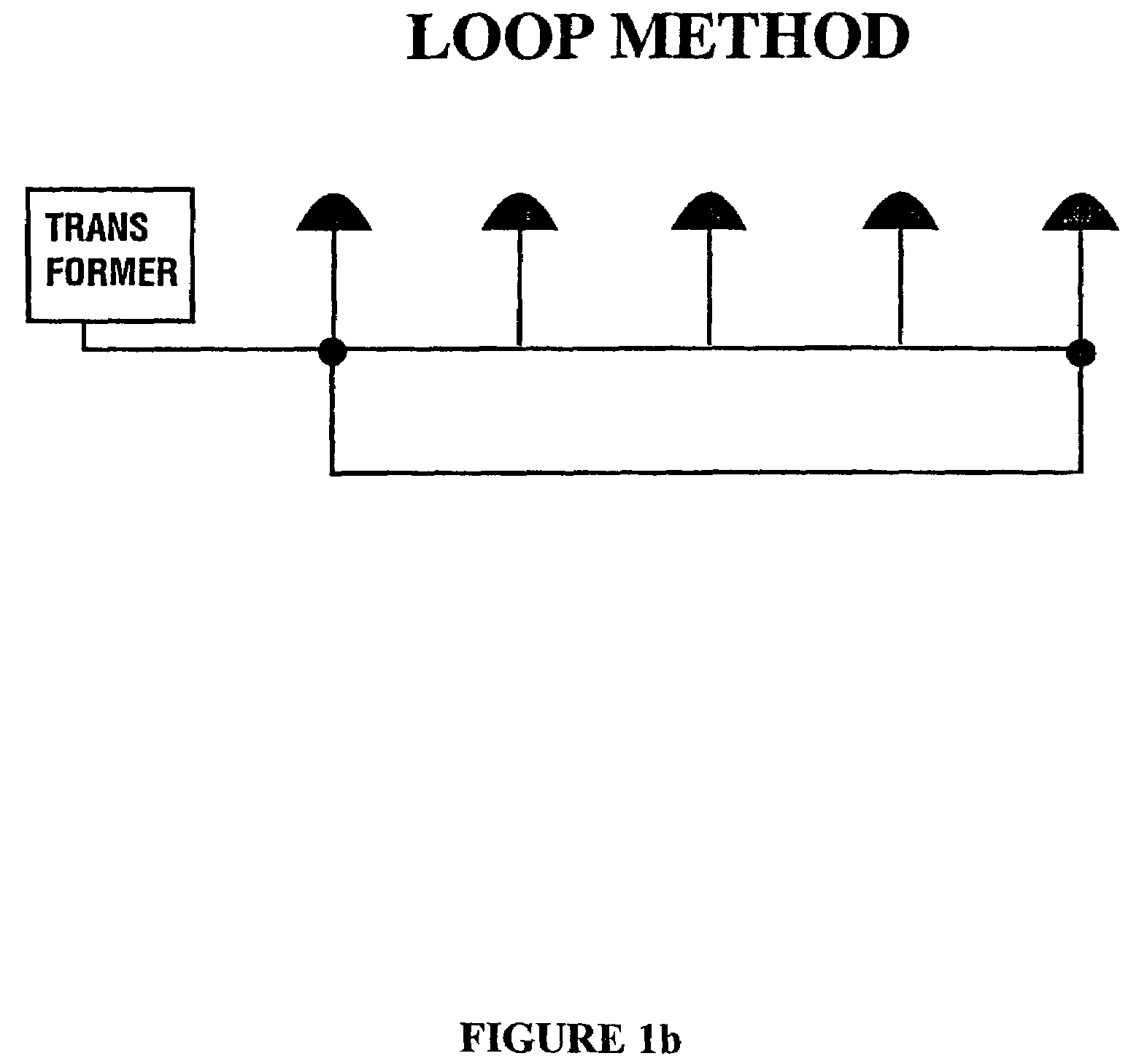Method of wiring lighting fixtures to achieve uniform voltage drop