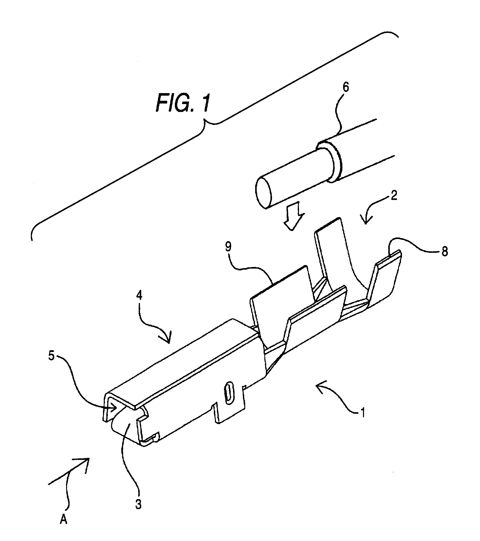 Female terminal and chain terminal thereof