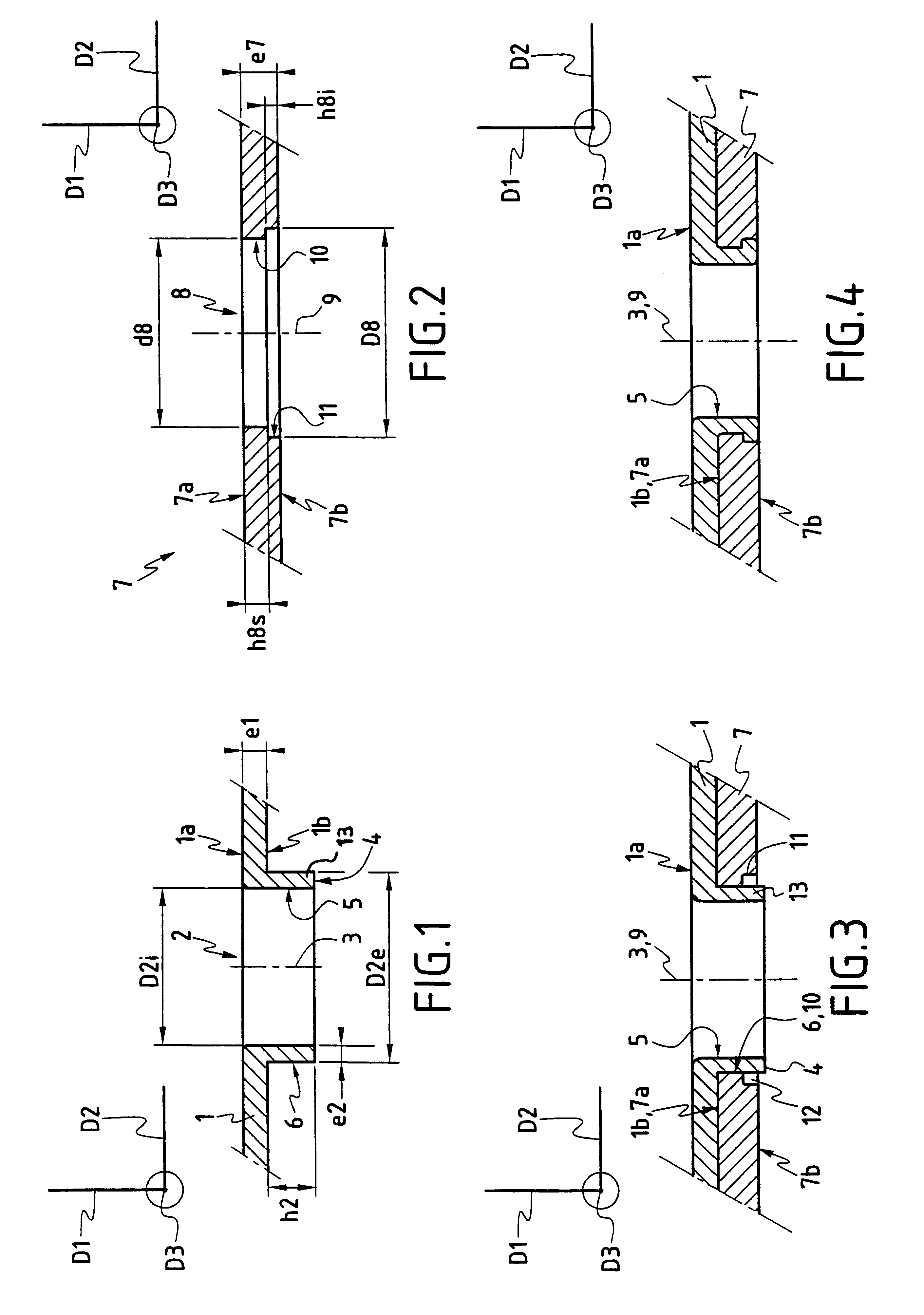 Method of the buttoning type for assembling sheets together without welding