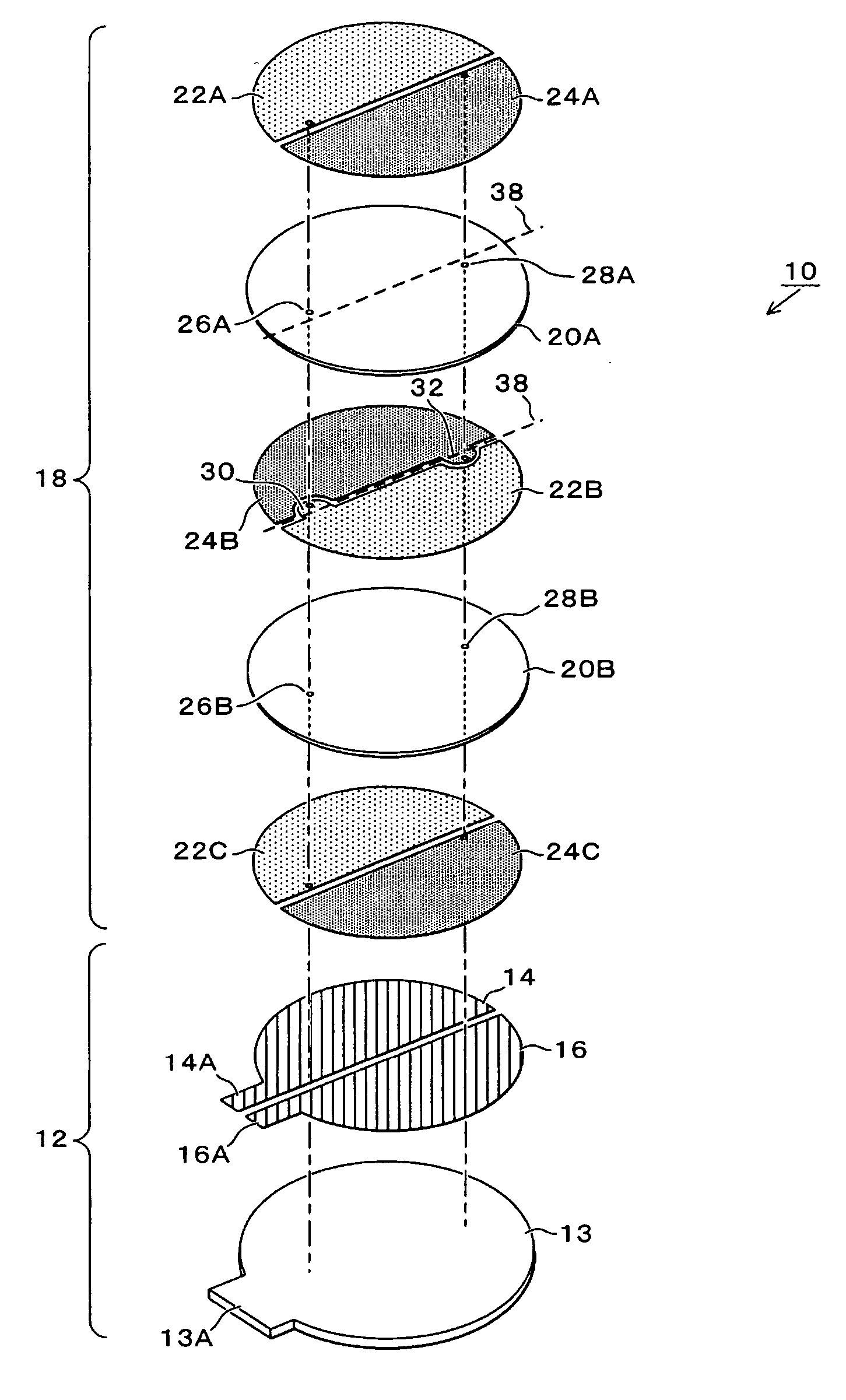 Piezoelectric sounding body and electronic device using same