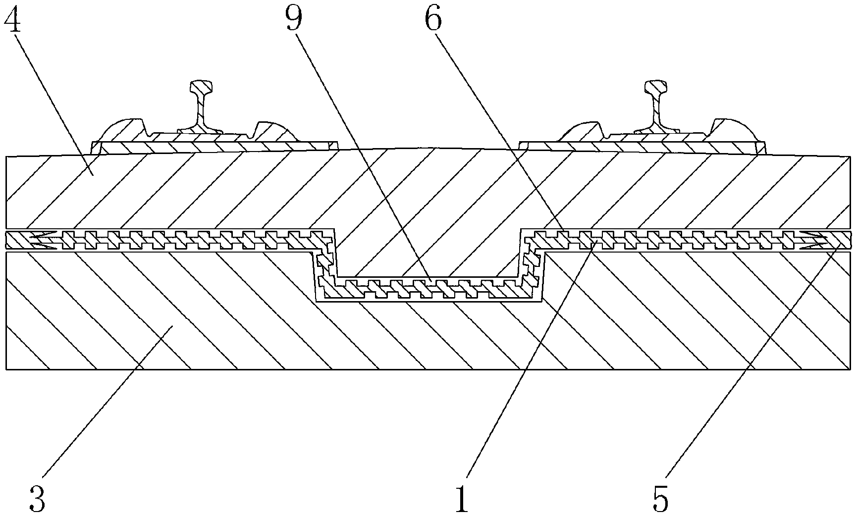 Ballastless track disengaging-resisting elastic anti-vibration cushion