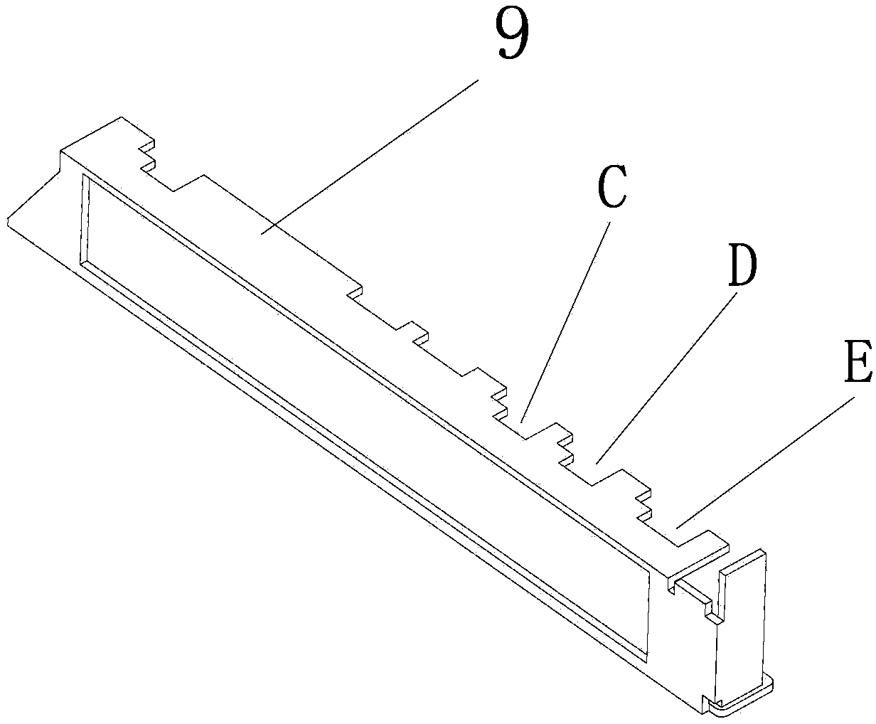 Position locking device for drawer-type automatic change-over electric appliance