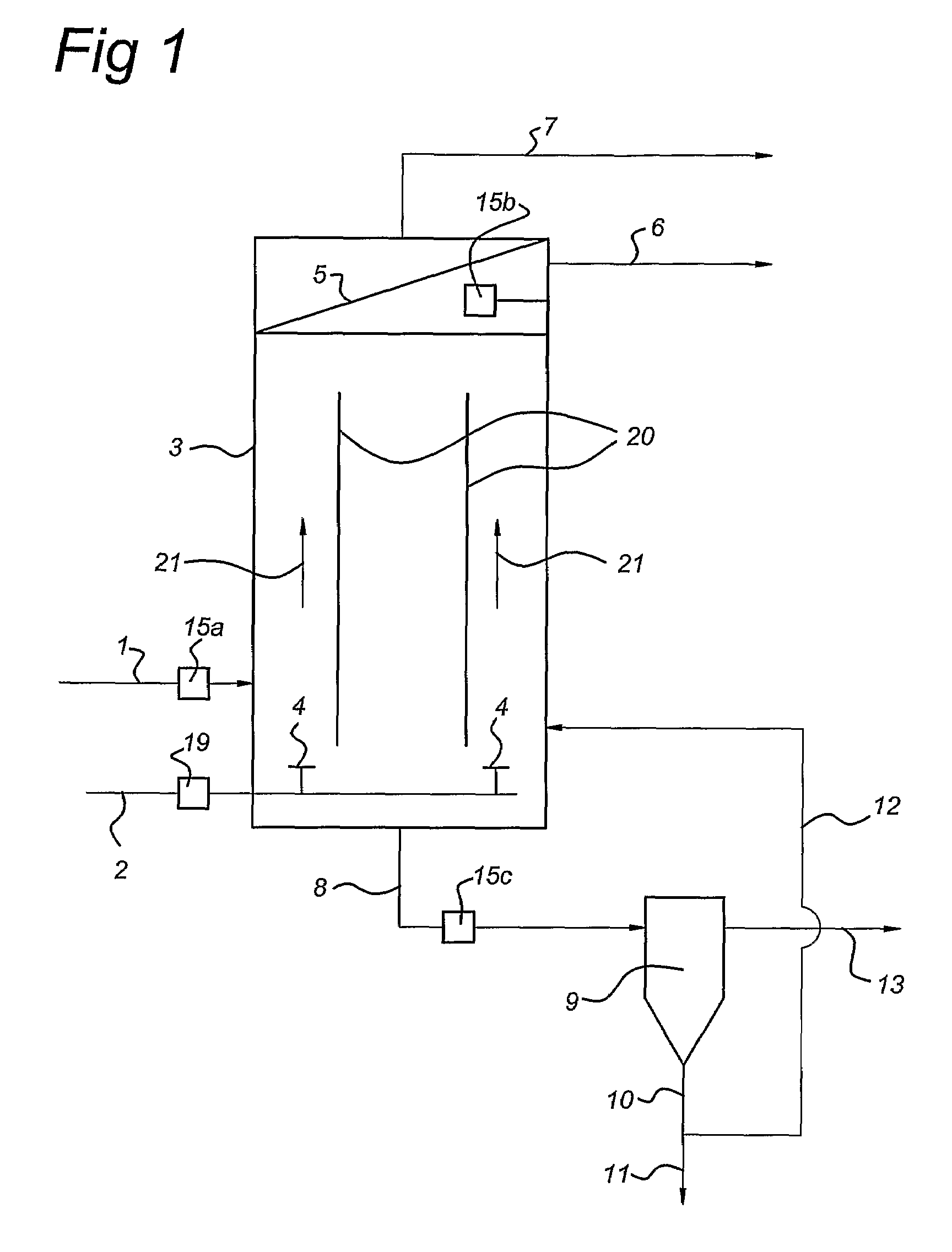 Process for the simultaneous removal of BOD and phosphate from waste water