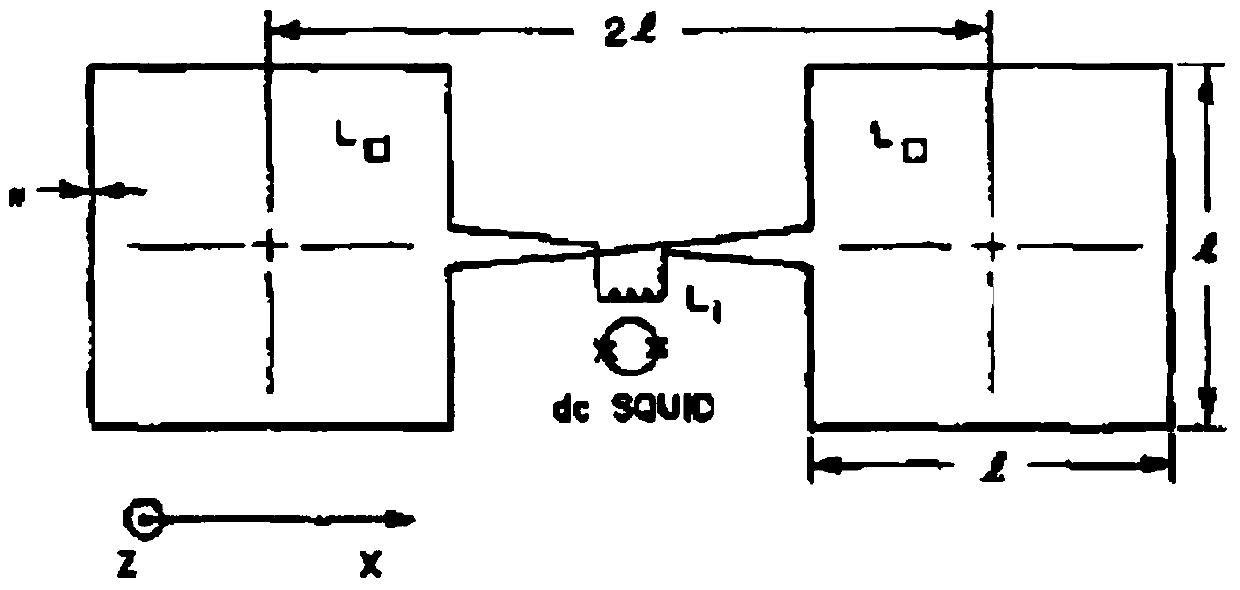 A superconducting magnetic sensor detection coil and detector