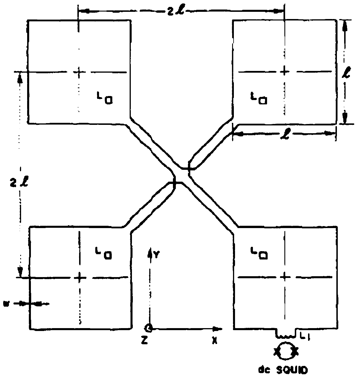 A superconducting magnetic sensor detection coil and detector