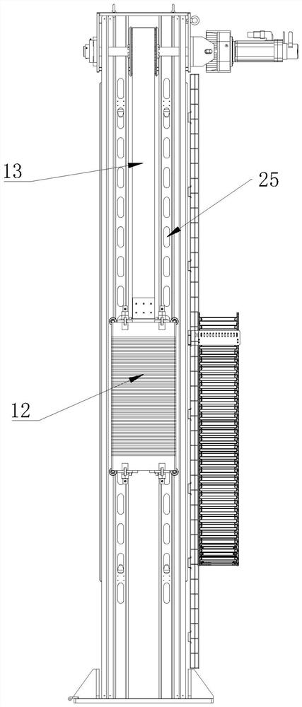Single-stand-column stacking machine