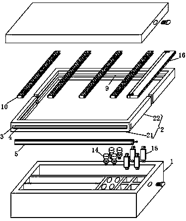 A high school physics and mechanics principle display device