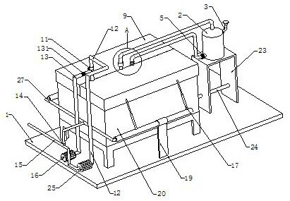 Oil leakage detection apparatus for automobile gap bridge box parts