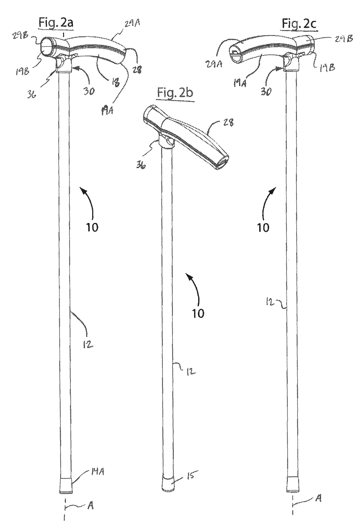 Apparatus for aiding mobility of a user
