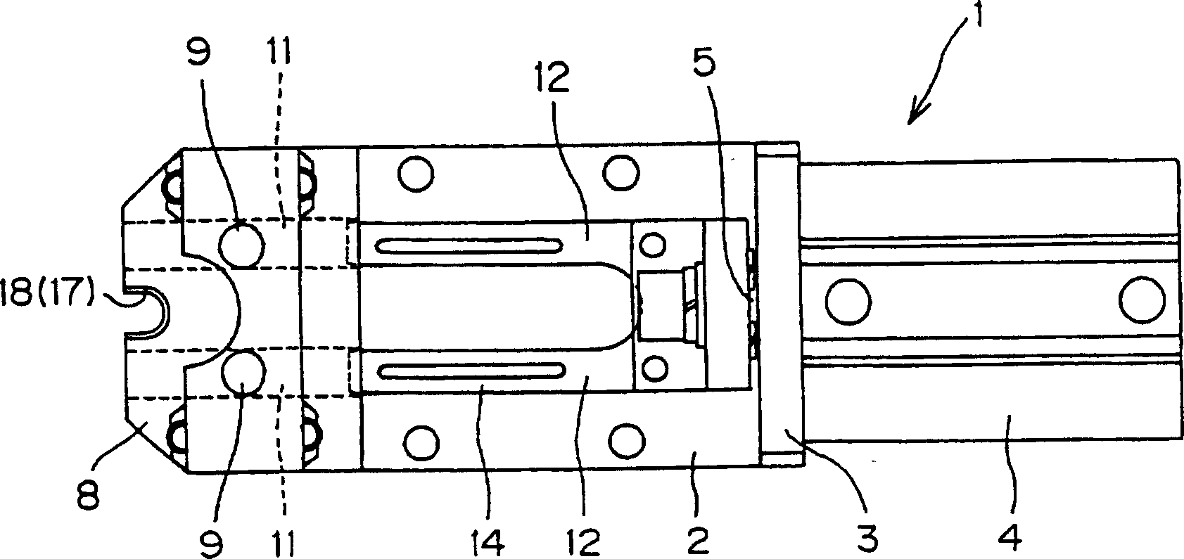 Fixed type electrode tip removal device