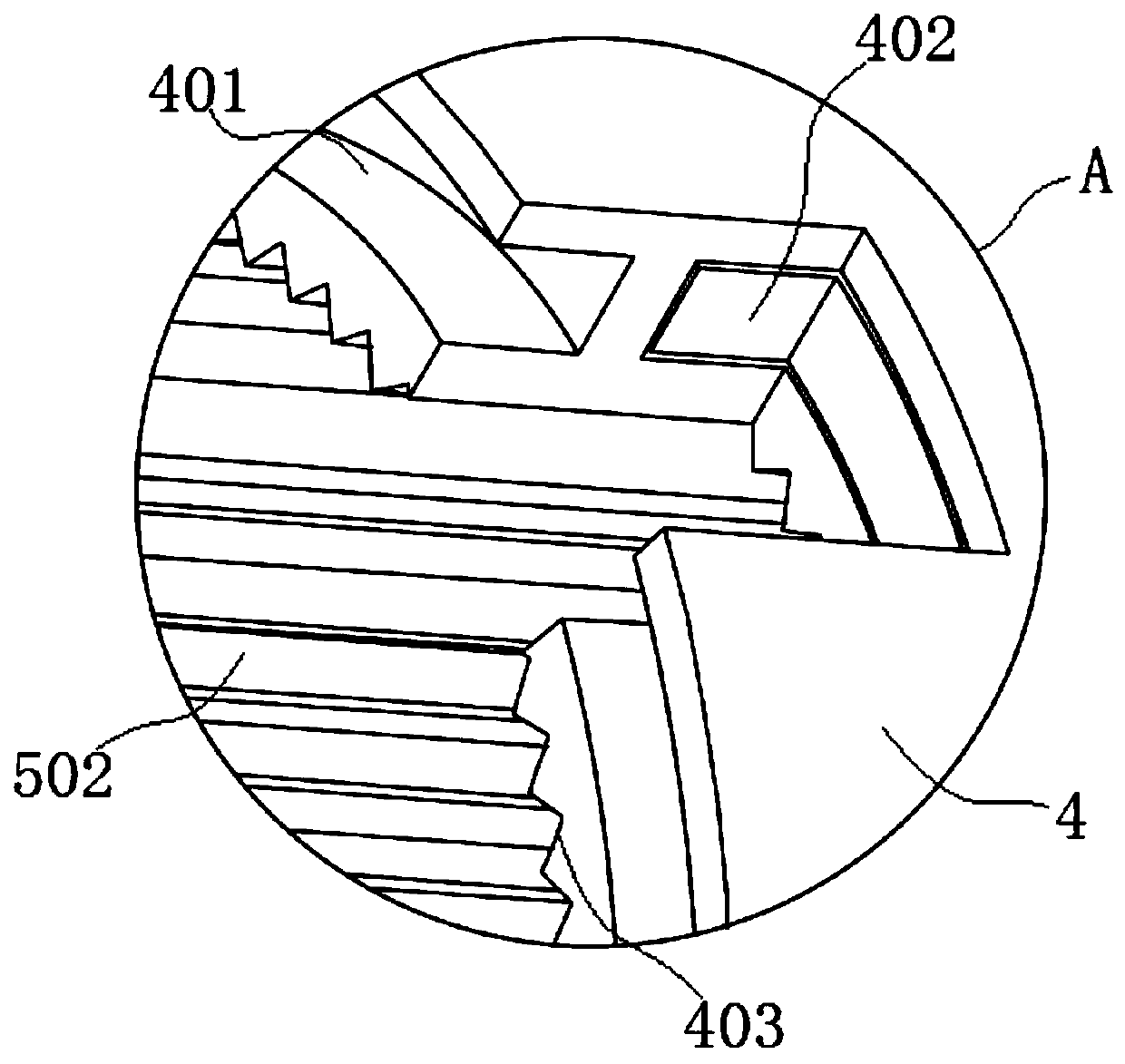 Multilayer slurry-resistant fireproof cable