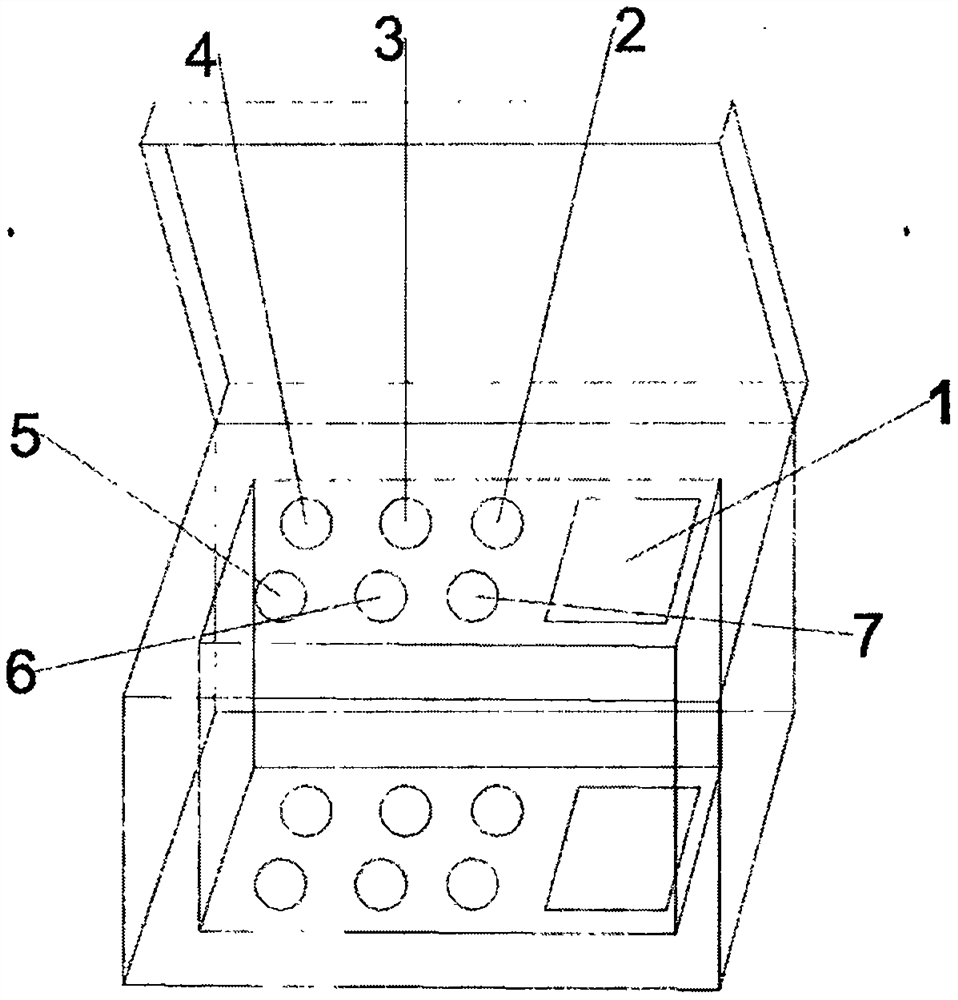 Kit for separating Escherichia coli in urine and preparation method thereof