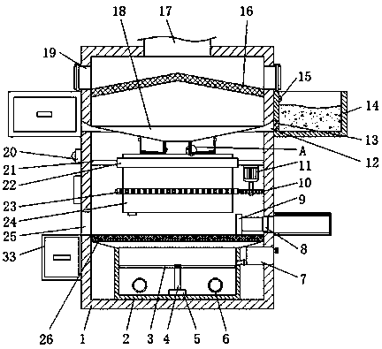 Green building sewage treatment device and use method