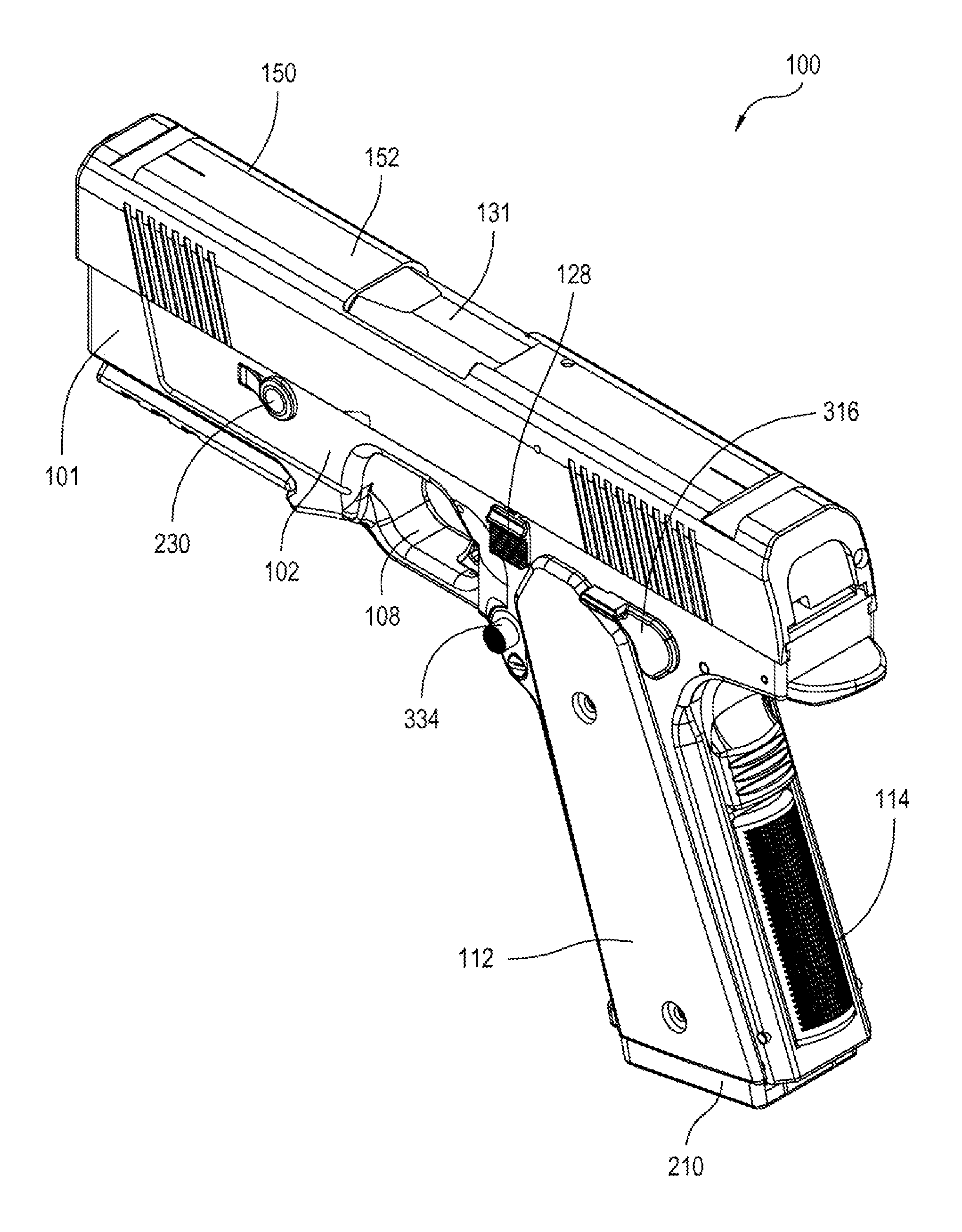 Semi-automatic pistol