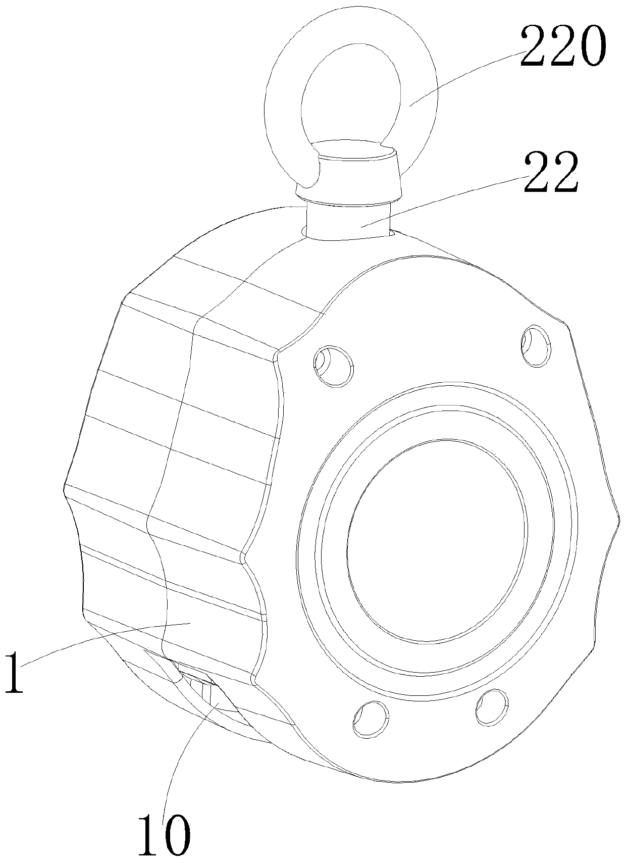 Buffer type differential anti-falling device