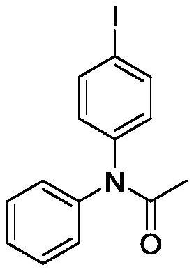 Preparation method of iodobenzene para-amination compound promoted by m-chloroperoxybenzoic acid