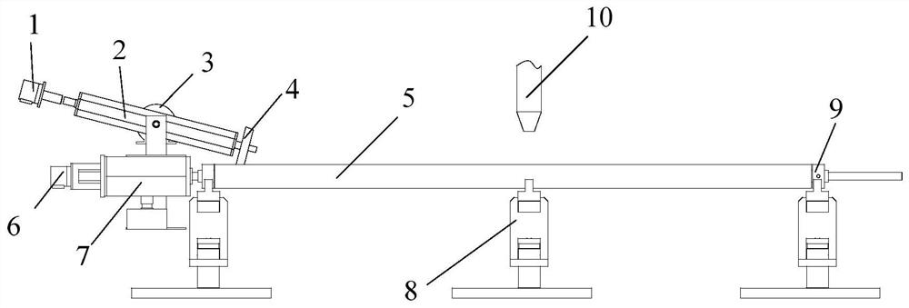 Pressure point and fulcrum combined mechanism applied to straightening machine