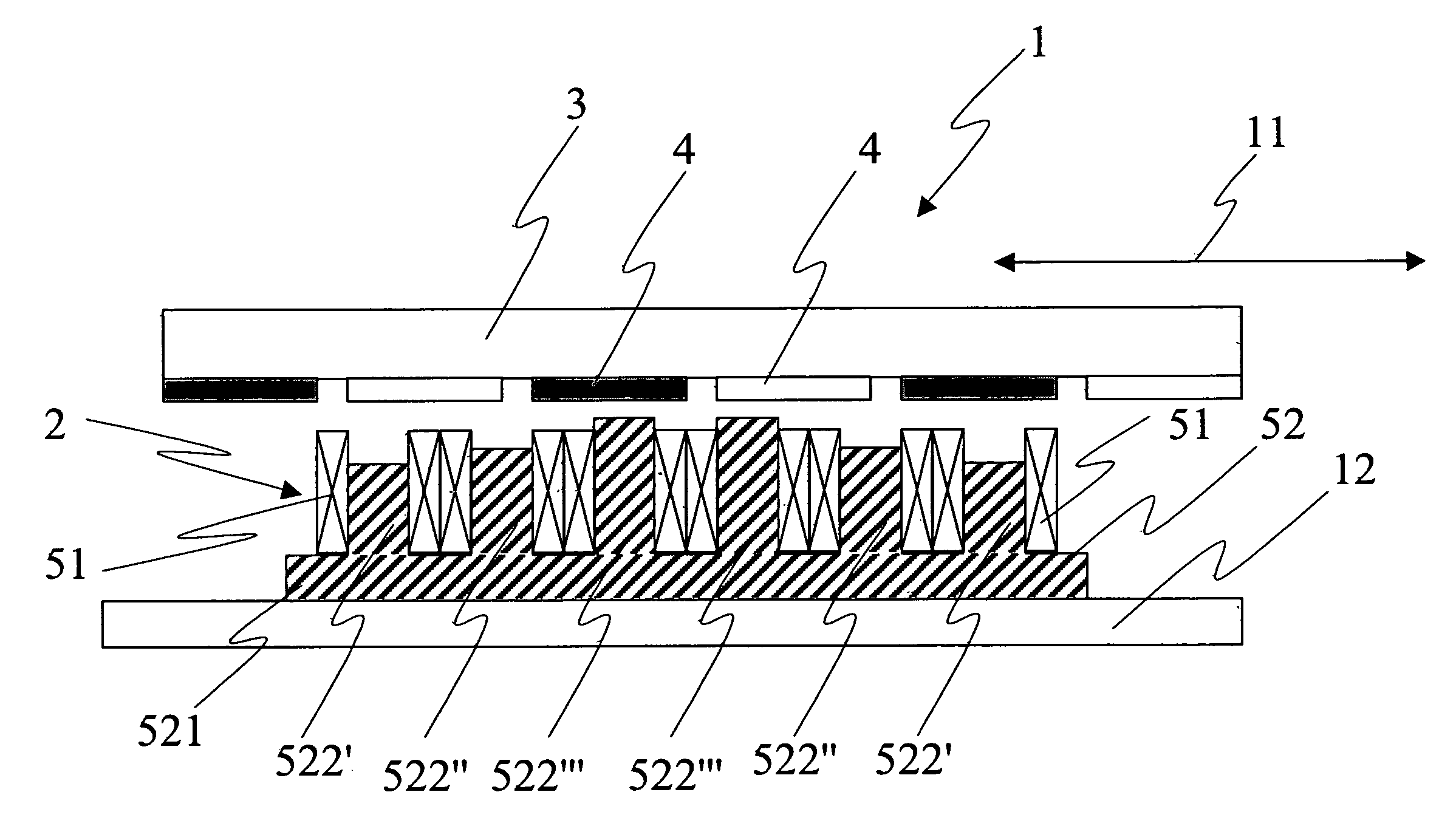 Iron core linear motor having low detent force with high power density