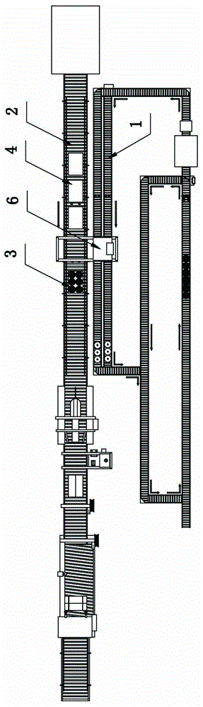 Automatic packing device on cheese packaging conveying equipment