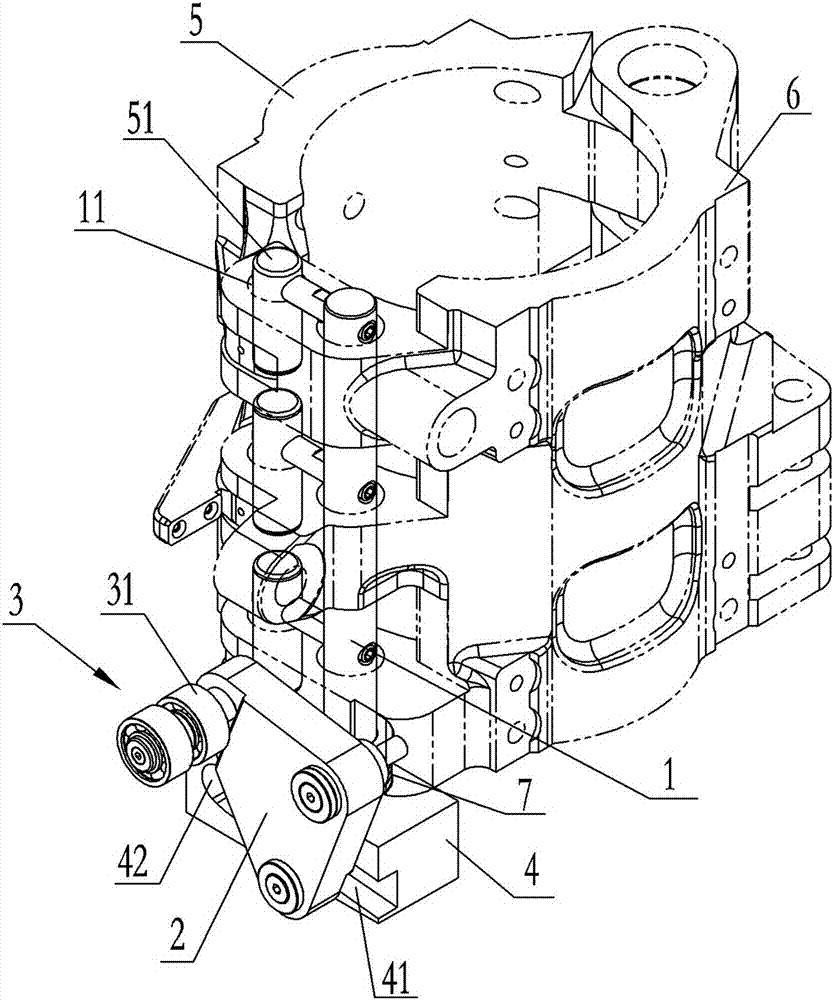 A mold locking mechanism for blow molding equipment