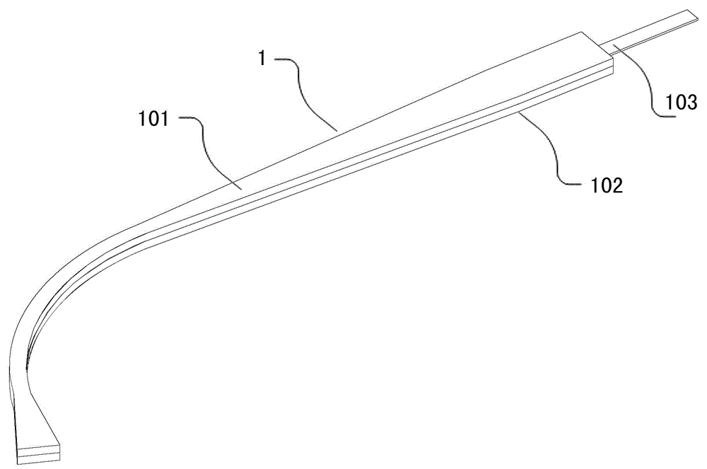 A kind of improved glasses legs and colloid injection manufacturing method and mold equipment