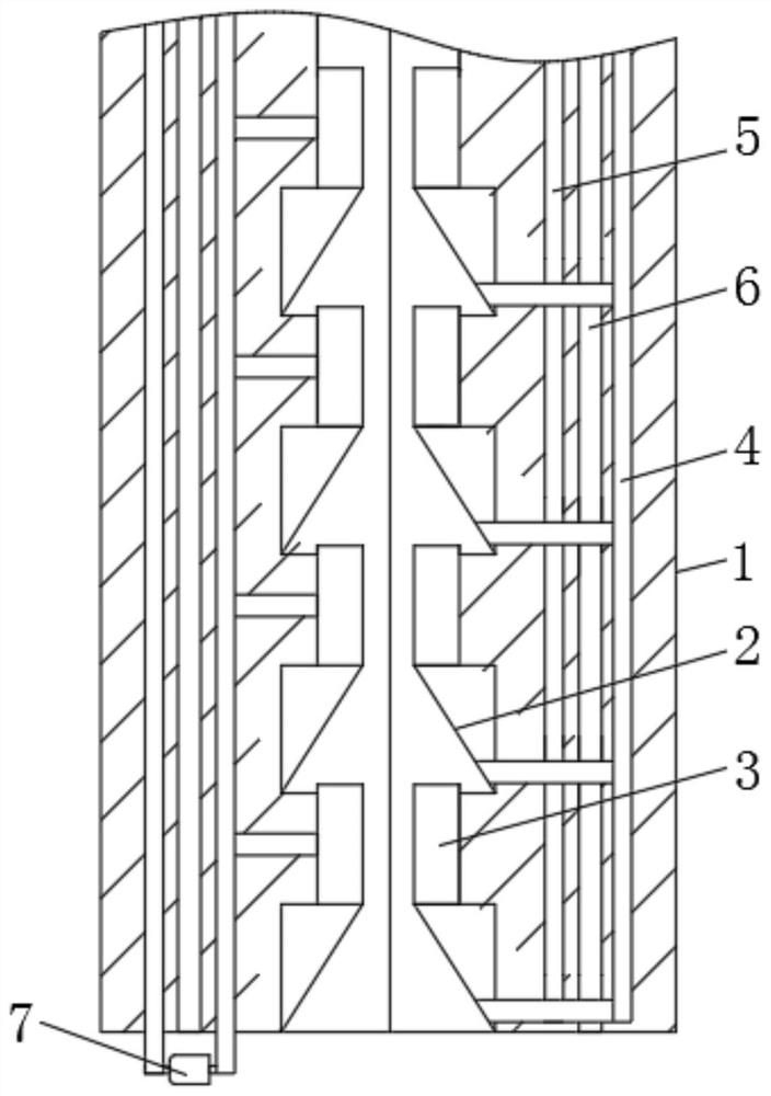 Cooling device for optical fiber drawing