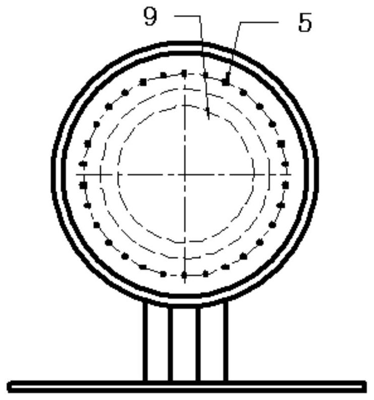 Ambient temperature control device and method for thermal environment test of attitude control engine