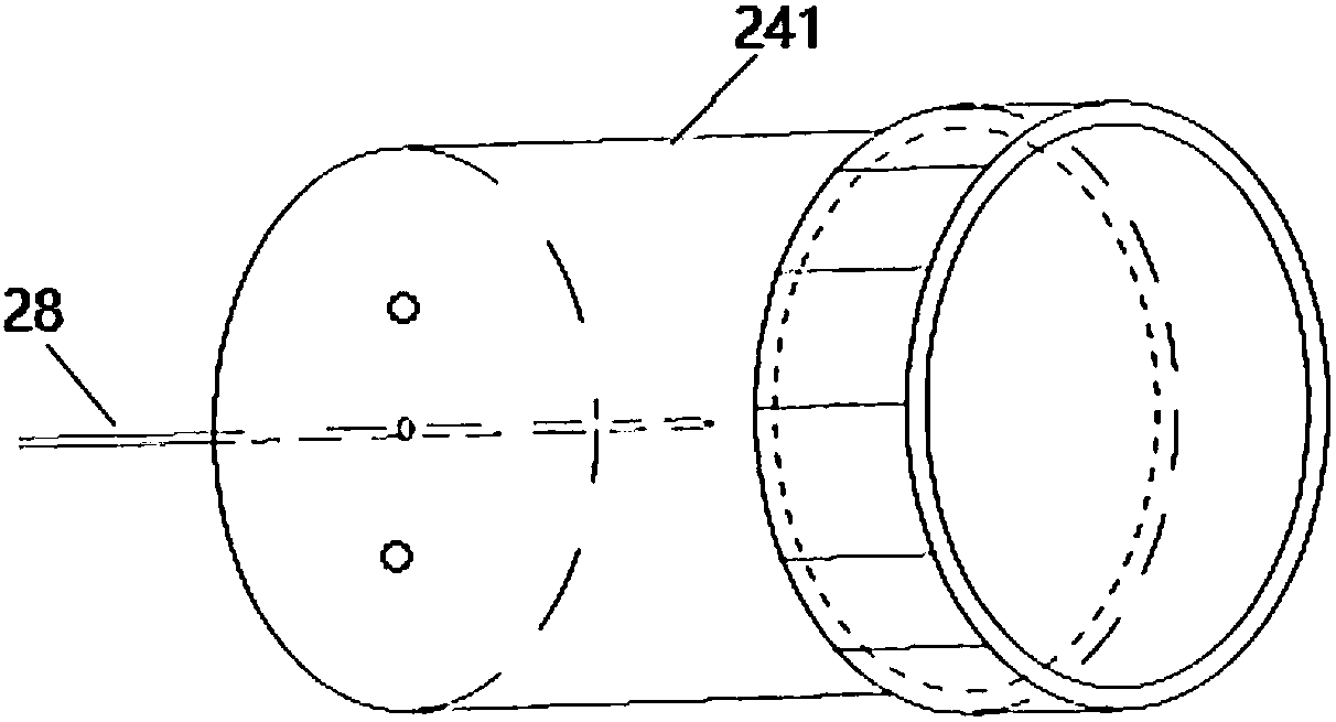 Magnetic inductive composite puffing device