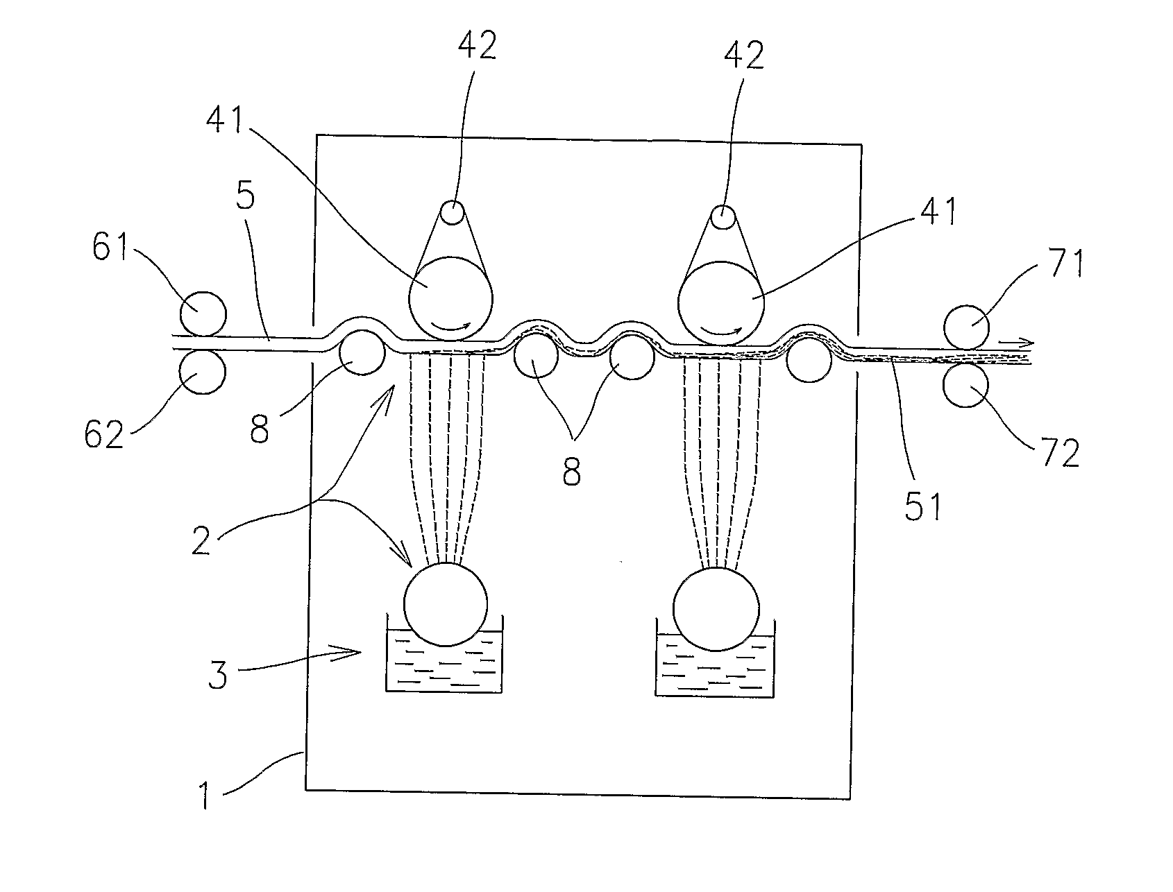 Device for Production of Layer of Nanofibres through Electrostatic Spinning of Polymer Matrices and Collecting Electrode for Such Device