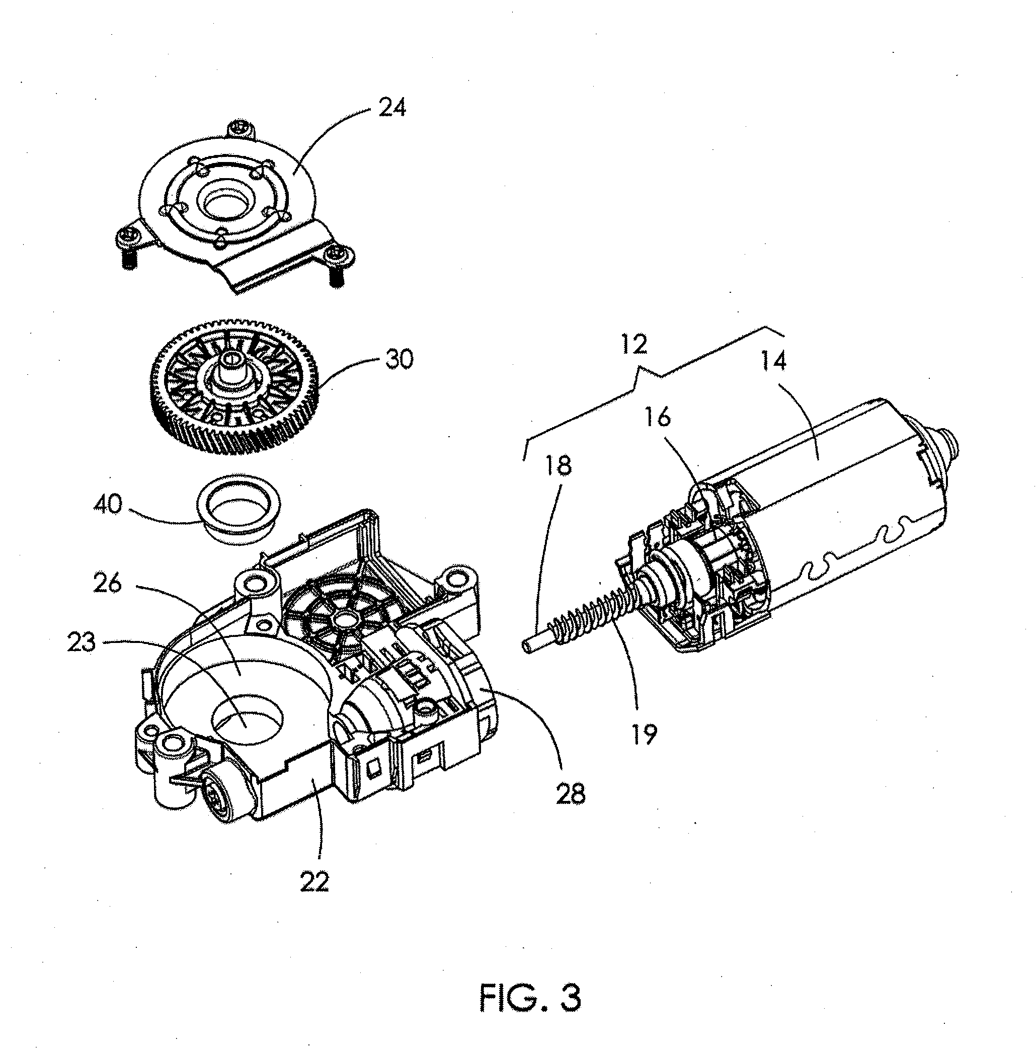 Gear motor assembly