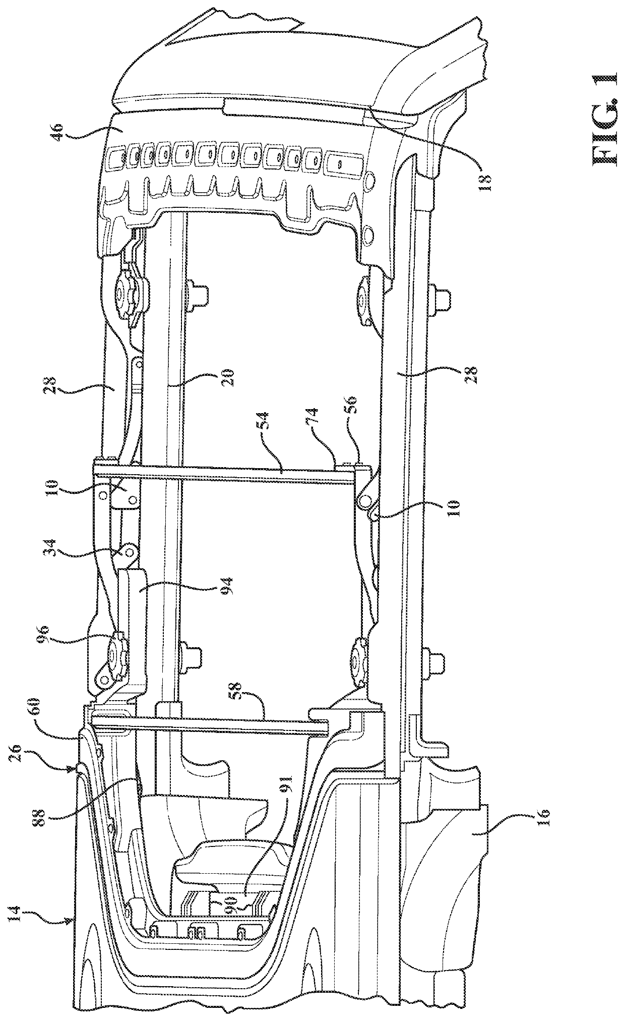 Front top assembly for suv