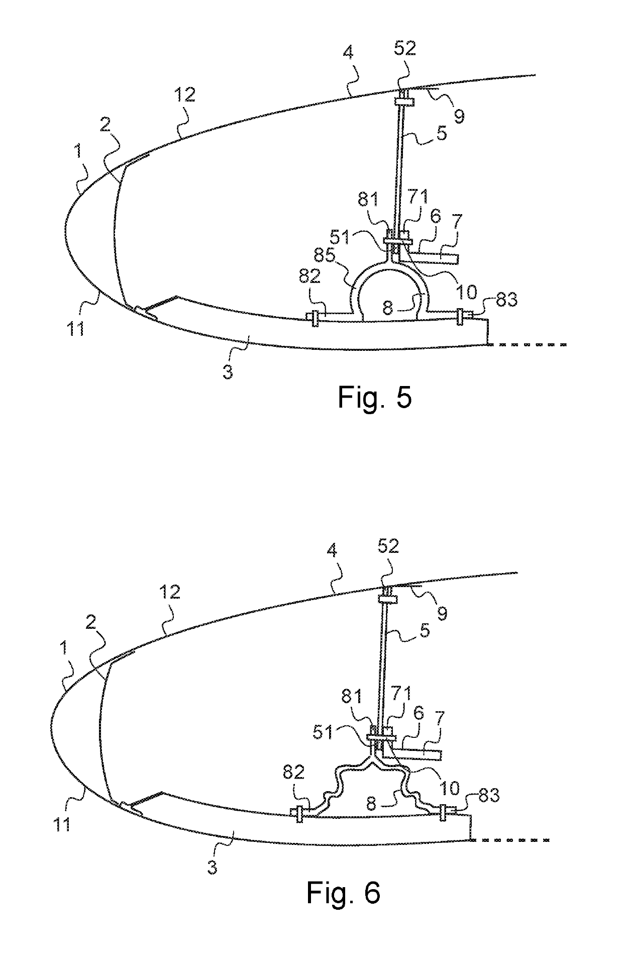 Anterior part of a nacelle of an aircraft propulsion unit having a shock absorbing element